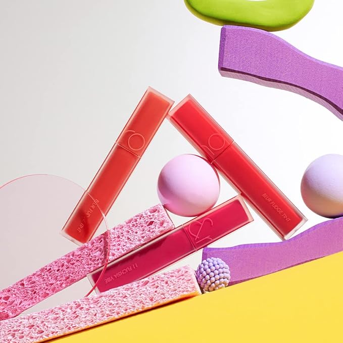 rom&nd BLUR FUDGE TINT #11 Fuchsia Vibe: K-Beauty Velvety Matte Liquid Lip Stain for Effortless Blurring, Long-Lasting Comfort & Vibrant Red-Blue Tone