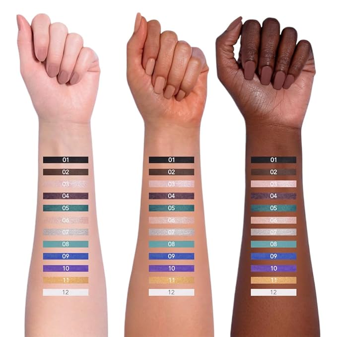 Purple Matte Gel Eyeliner Pencil, Multi-Use Waterline Eyeliner with Sharpener, Sharpenable Eye Liner Waterproof Smudge Proof, High Pigmented Eye Makeup Liners, Vegan & Cruelty-Free 10