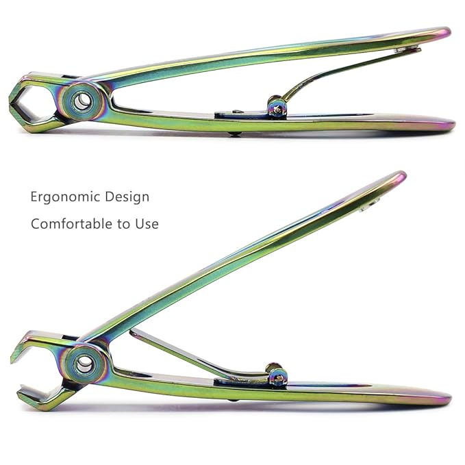 SZQHT Ultra Wide Jaw Opening Toenail Clippers Nail Clippers for Thick Nails Cutter for Ingrown Manicure Set,Pedicure Kit,Men & Women (Prismatic)