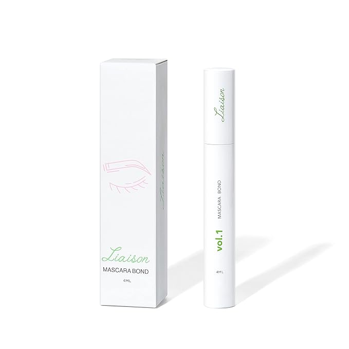 Mascara Bond (4ml) Volumizing & Lengthening Mascara with Peptide Growth Complex for Long Lashes - No Clump, No Glue with Lash Growth Serum - Enhance Volume, Definition, and Strength for Fuller Lashes