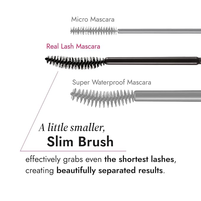 HEROINE MAKE by KISSME Brown Mascara Waterproof, MASCARA Volume and Length with Argan Oil, Camellia & Wild Rose Oil, Smudge-Proof and Long-Lasting Mascara for Women, Made in Japan, DARK BROWN, 1EA