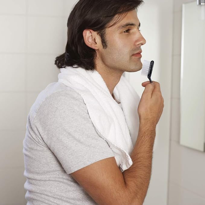 Facial Cleansing Brush 4 PCS, Facial Exfoliating Brush Face Wash Scrub Exfoliator Brush for Makeup Skincare Removal (Transparent Black)