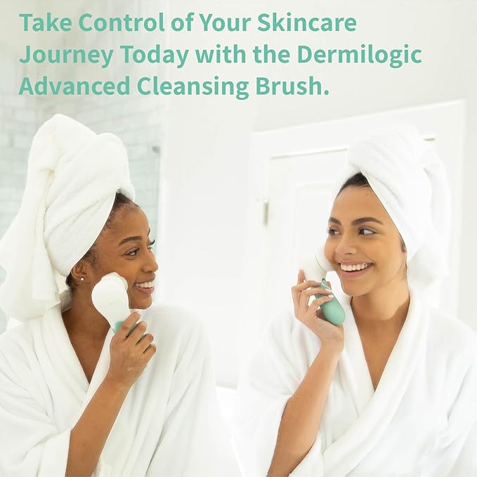 Advanced Facial Cleansing Brush, 2-in-1 Exfoliator Tool, Face Scrubber, Pore Cleaning Brush, Skin Care Device, Face Wash Brush, Facial Exfoliating Brush, Face Brush for Women and Men