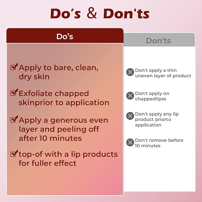 Lip Liner Stain Peel Off with Tweezer, Long Lasting Matte Lip Tattoo, Highly Pigmented Color Lip Makeup, Waterproof, Transfer-proof Lipstain for Women, for All Skin Types Cool Rose