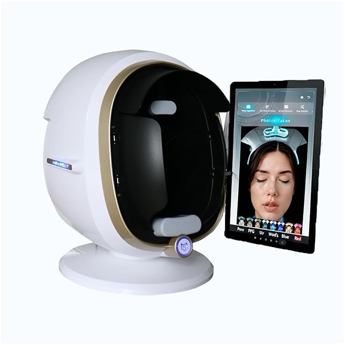 AI Skin Imaging Device for Beauty Salon & Spa – 13.3” HD Display, 8-Spectrum Light Facial Scanner, Professional Cosmetic Skin Evaluation System, Multi-Language Interface