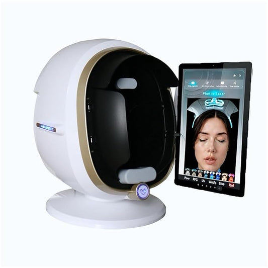AI Skin Imaging Device for Beauty Salon & Spa – 13.3” HD Display, 8-Spectrum Light Facial Scanner, Professional Cosmetic Skin Evaluation System, Multi-Language Interface