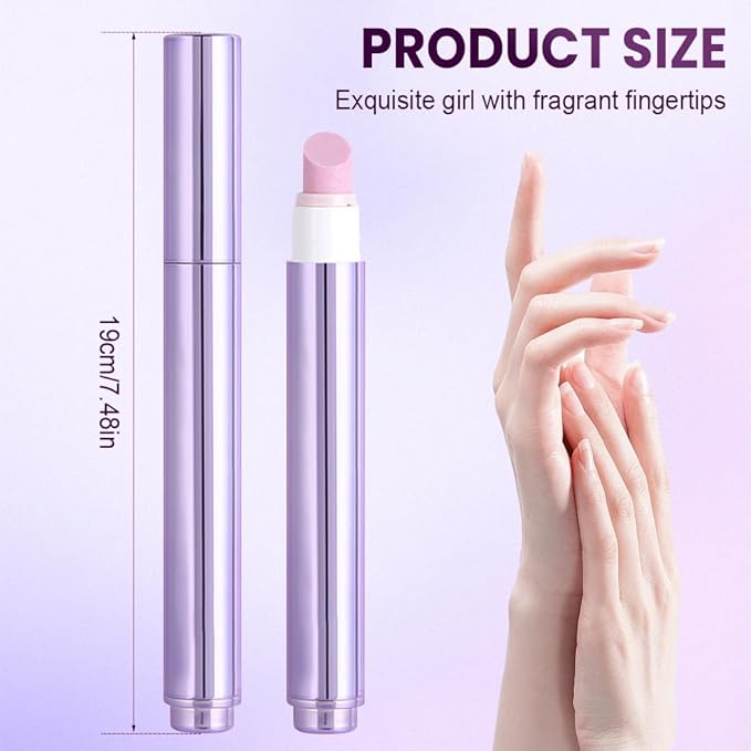Yilia 3-in-1 Nail Care Pen, Cuticle Oil Pen & Pusher with Ceramic Tip, Moisturizes, Strengthens & Brightens Nails (3 Pack)