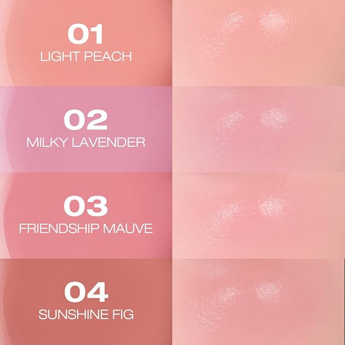 PERIPERA SYRUPY TOK CHEEK, Liquid Blush, Dewy Finish and Hydrates All day, Soft Velvet Texture Face Cheek Tint (09 PALE PEACH, One Size)