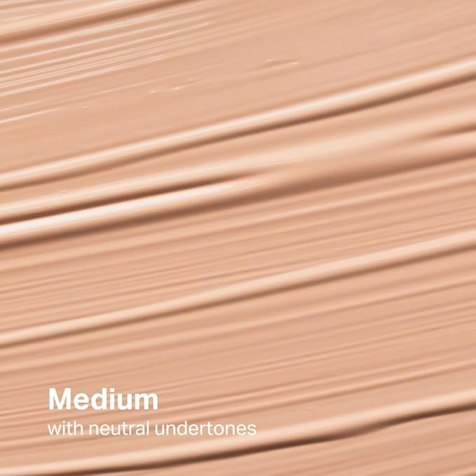 Y’OUR Tinted Moisturizer: Hydrating & Anti-Aging SPF 30 with Dewy Finish; Sheer to Medium Buildable Coverage; Oil-Free for Dry, Oily & Combo Skin; 1.35 fl. oz, Made in USA (Medium)