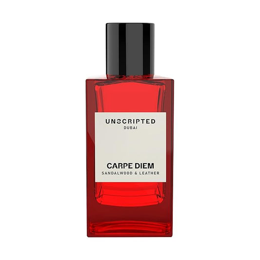 Unscripted. Carpe Diem - Perfume For Men And Women - Women Perfume with Amber, Cedarwood, Leather Notes - Bold, Long-Lasting Mens Cologne - 3.4 oz