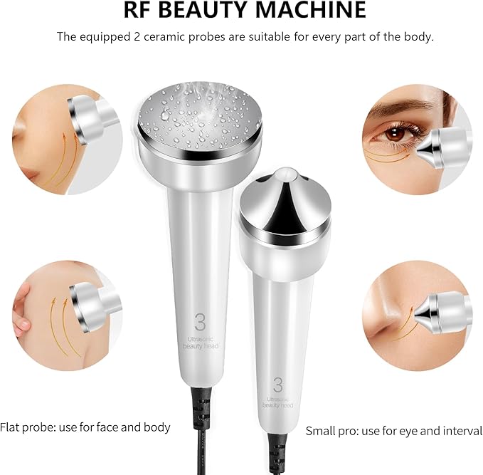 High Frequncy Skin Care Beauty Device Skin Tightening Facial Machine Face Neck Device Body Massager Tools Device Geneo X Elite Micro-Current Wrinkle Reduction Facial Service.Model EP-400
