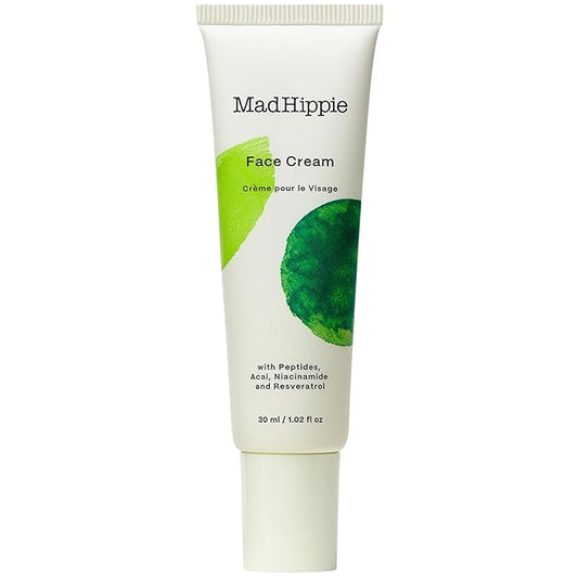 Mad Hippie Face Cream – Age-Defying Face Moisturizer & Skin Tightening Cream with Niacinamide, Advanced Peptides & Argan Oil (1.02 Oz)