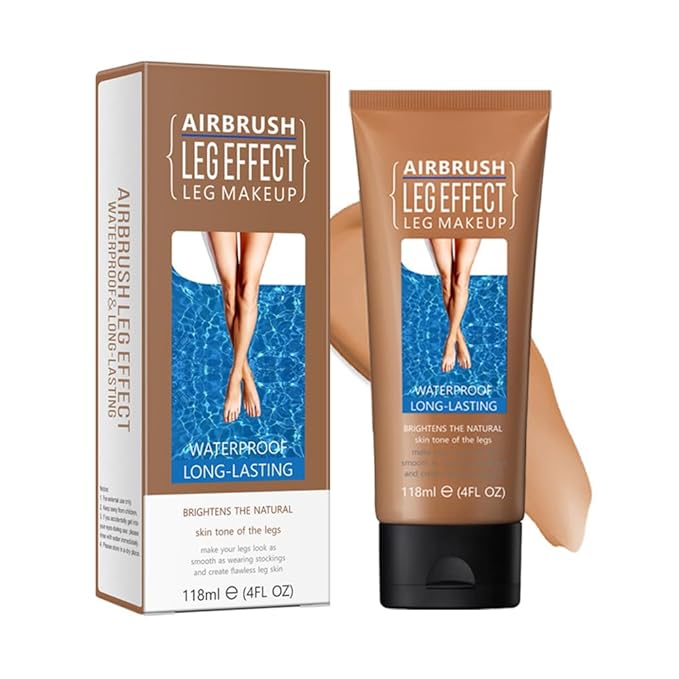 Leg Makeup Waterproof, No Transfer Body Concealer, Coverage for Vein, Scar, Tattoo (#03 Bronze, 1Pc)