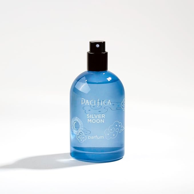 Pacifica Silver Moon Vanilla Almond Spice Perfume – Warm Gourmand Clean Fragrance for Women, 2 fl oz (Vegan & Cruelty-Free)