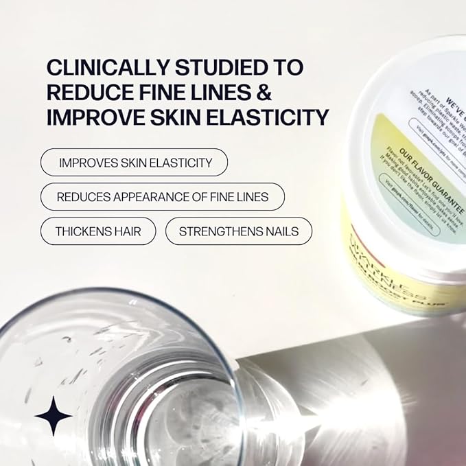 Sparkle Wellness VERISOL Bioactive Hydrolyzed Collagen Peptides | Collagen Powder Supplement with Vitamin C & Hyaluronic Acid for Hair, Skin, and Nail Health | Skin Boost Plus (Tropical) [30-Serves]