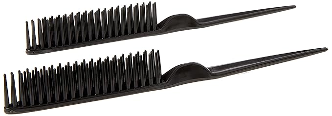 3 Row Styling Comb For Detangling, Defining And Separating Curls (Black)