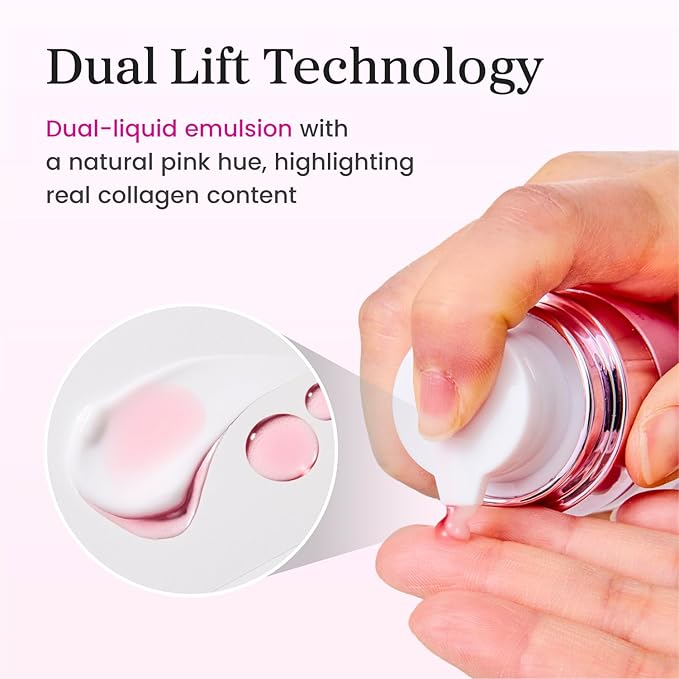 YADAH Collagen Dual Lift Serum 1.69 fl oz - Triple Collagen Firming Serum with Instant Lifting Deep Hydration.Hyaluronic acid,Spilanthol