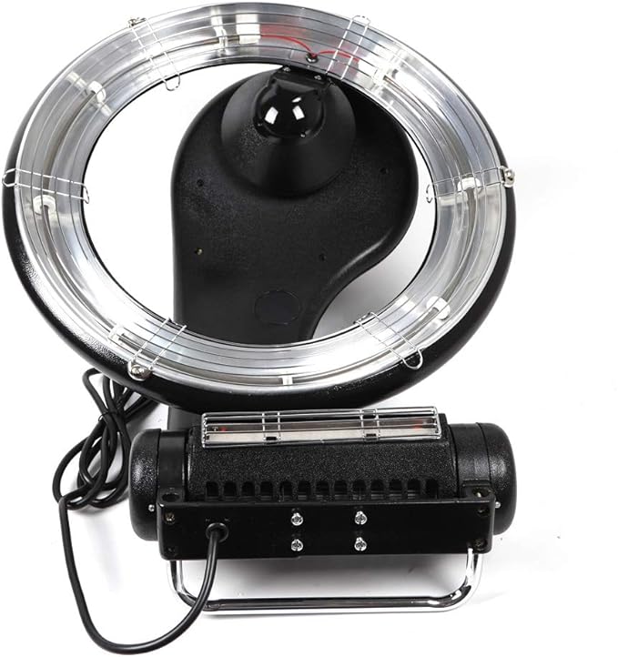 1KW Professional Hair Dryer, Salon Drying Perming Machine, 3 in 1 Orbiting Hair Steamer, Sit Under Salon Color Processor with Rolling Base