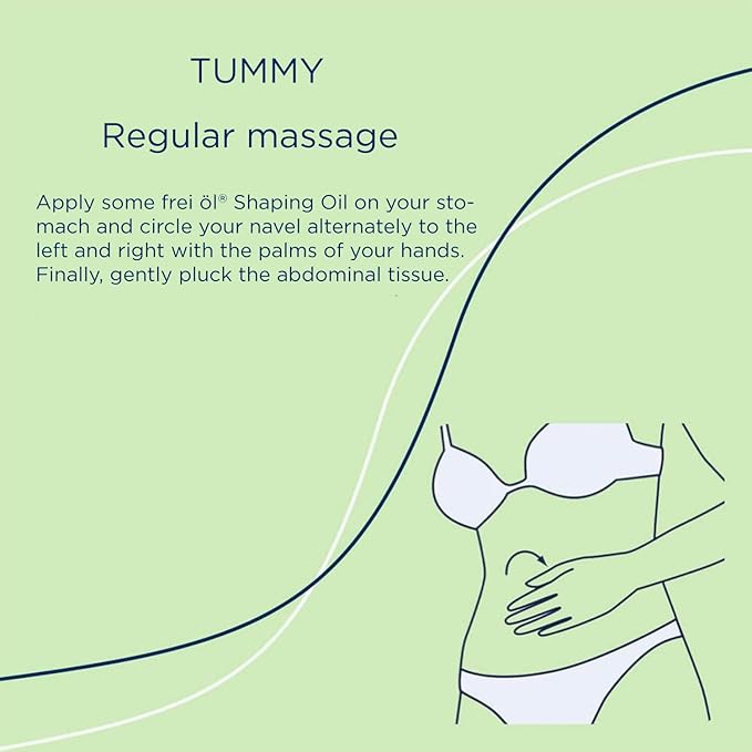 frei öl shaping oil – body oil for cellulite reduction – smooths, tightens & firms problem areas & Post pregnancy regression – citrus scent – all skin types – vegan – 125 ml / 4.23 Fl Oz