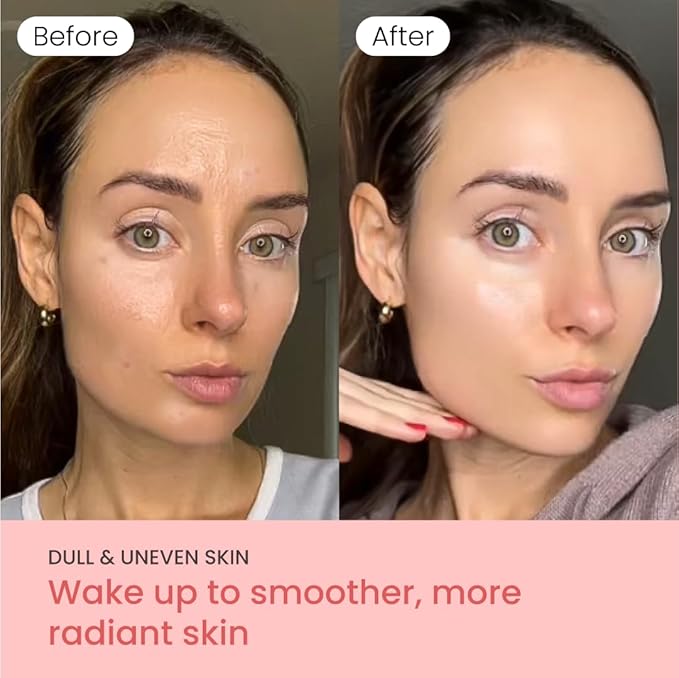 QUIA Korean Skincare Set - Toner Pads + Collagen Wrapping Mask - Dual-Step System for Visibly Smoother Texture, Refined Pore Appearance & Glass Skin - Gentle Exfoliation + Overnight Firming Treatm