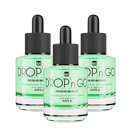 Duri Cosmetics, Drop'n Go Quick Dry Nail Drops (Drop'n Go (Pack of 3)