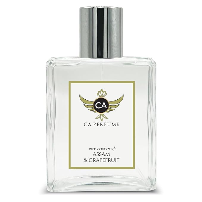 CA Perfume Impression of Assam & Grapefruit for Men Aromatic Fougere Scent Long Lasting Cologne for Men Signature Scent for Day and Night Wear 3.4 Fl Oz 100ml