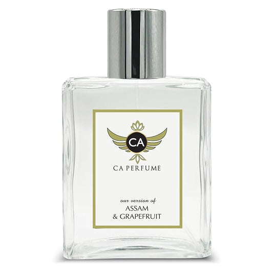 CA Perfume Impression of Assam & Grapefruit for Men Aromatic Fougere Scent Long Lasting Cologne for Men Signature Scent for Day and Night Wear 3.4 Fl Oz 100ml