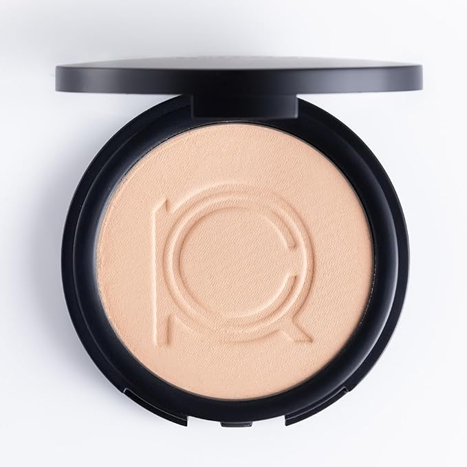 ioly's Beauty pressed powder foundation Compact with powder puff 0.49 OZ Makup fit me powder foundation Makeup full coverage foundation texture powder for men and woman