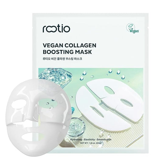 Vegan Collagen Deep Boosting Mask, Hydrating Overnight Face Mask, Pore Minimizing, Elasticity, Firming, Sleeping Hydrogel Mask for glass skin, Korean Skincare (1.41oz x 1ea)