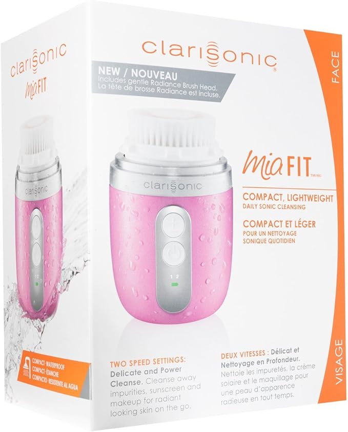 Clarisonic Mia Fit Sonic Facial Skin Cleansing Brush System, Pink