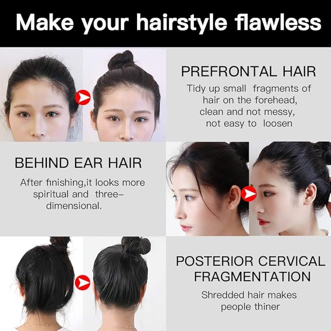 Hair Finishing Stick, Upgraded Hair Tamer Stick with Built-In Comb for Effortless Styling Refreshing Not Greasy Feel Shaping Gel Cream Hair Wax Stick Fixing Bangs Cream (2.8 Ounce (Pack of 1))