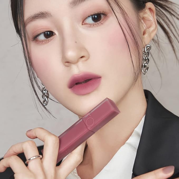 rom&nd BLUR FUDGE TINT 06 Mauvish - Velvety Matte Lip Stain for Smooth, Long-Lasting K-Beauty Color