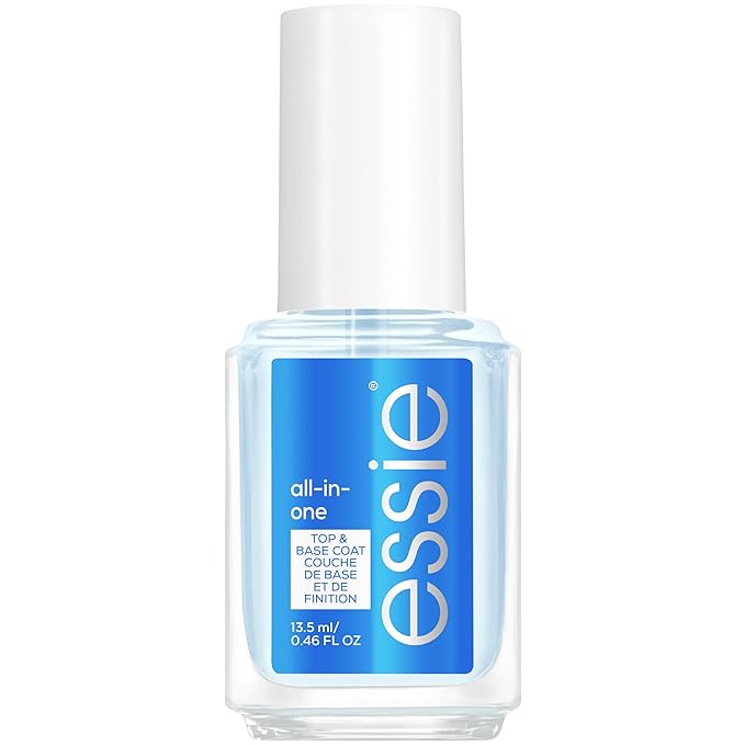 essie All-In-One Base Coat + Top Coat + Strengthener Nail Polish, 0.46 Ounces (Packaging May Vary)