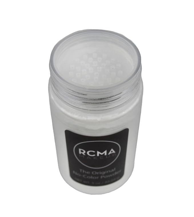 RCMA Makeup The Original No Color Powder, Loose Setting Powder, Professional Makeup, No Flash Back, Universal, All Skin Types, Flawless Finish, Reduces Shine, Vegan and Cruelty- Free, 3oz