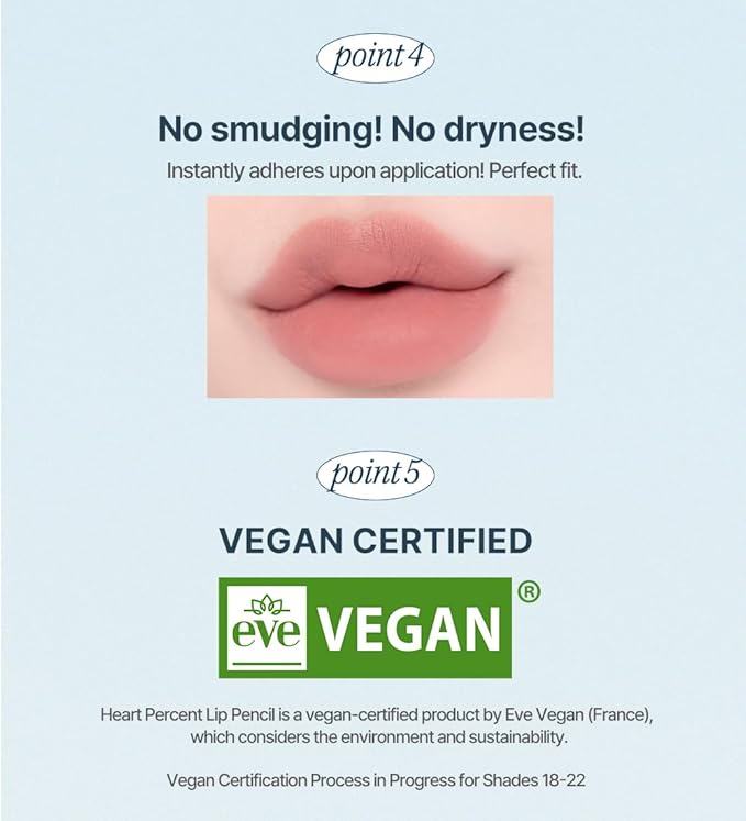 Heart Percent Dote On Mood Lip Liner Pencil, Long-Lasting Creamy Lip Crayon Smooth Lipliner Retractable Lipstick Overlip Line Color 0.8g, #07. Dry Rose