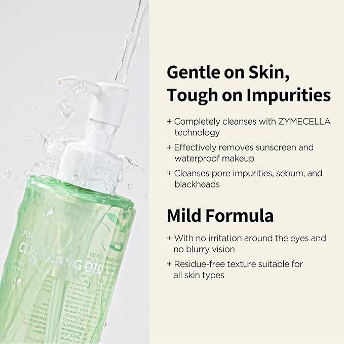 PONGDANG Pore Deep Clean Cleansing Oil 200ml | Makeup & Blackhead Remover | Korean Skin Care Oil Cleanser