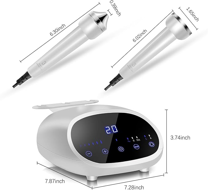 High Frequncy Skin Care Beauty Device Skin Tightening Facial Machine Face Neck Device Body Massager Tools Device Geneo X Elite Micro-Current Wrinkle Reduction Facial Service.Model EP-400