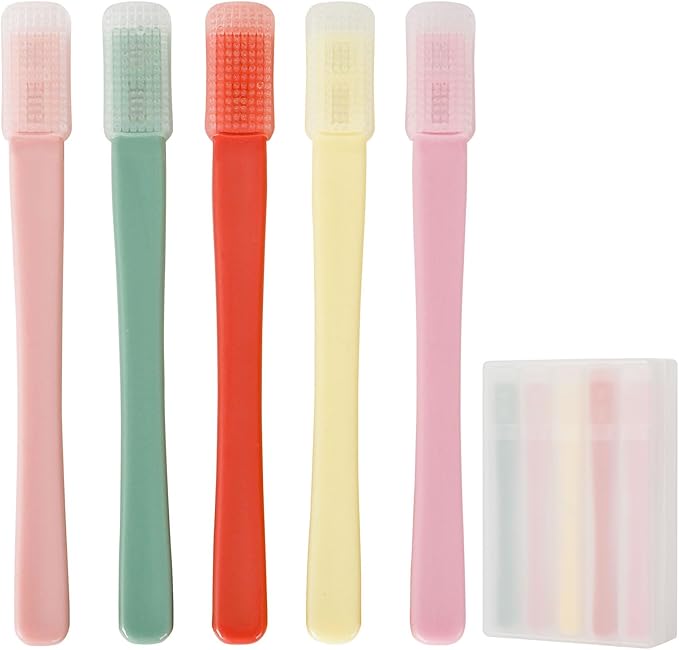 Soft Silicone Eyelid Brush for Sensitive Eyes,Gentle Eyelid Cleanser for Blepharitis,MGD,Dry Eyes Relief,Lid Scrubber for Removes Dirt & Oil,Reusable Eye Cleaning Tool (10pcs)