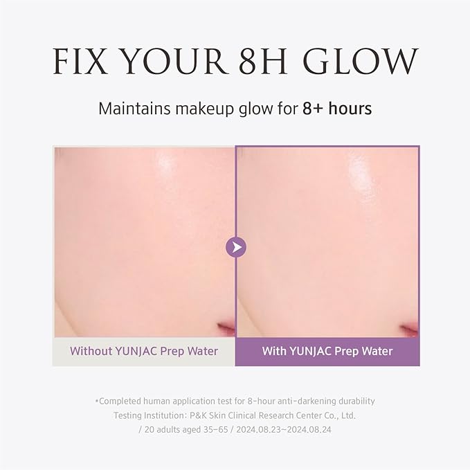 Skin Perfecting Glow Up Prep Water Makeup Fixer(1.69 fl oz) – Lightweight Fine Mist for Long-Lasting Makeup, Glow Booster, Smooth Radiant Skin Finish, Korean Skincare by YUNJAC