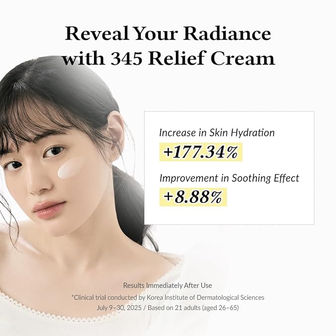 Dr.Althea 345 Relief Cream | Moisturizer for Soothing Recovery and Blemish Care with PDRN & Niacinamide | Korean Vegan Skin Care for All Skin Types, 0.50 Fl Oz (Ver.2 - Pack of 1)
