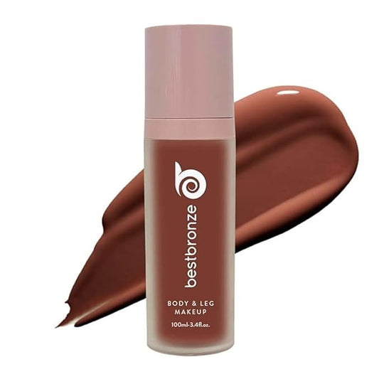 Best Bronze Bombshell Body Makeup - Tattoo Cover Up Makeup & Body Foundation Waterproof - Tattoo Concealer Waterproof for Scars, Varicose Veins Cover Up & Leg Foundation (NW60 Rich Espresso Red)