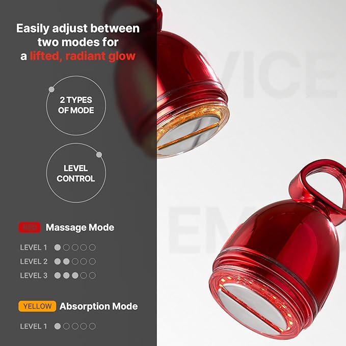 Shumage Gold Seal Lifting Cream+Device - Moisturizer Face Lift Cream, Hydrating & Tightening for Sagging Skin - Korean Face Moisturizer - Microcurrent Facial Device for Radiant Glow Skin - 1.69 Fl. Oz