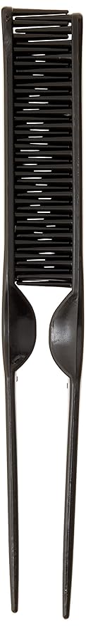 3 Row Styling Comb For Detangling, Defining And Separating Curls (Black)