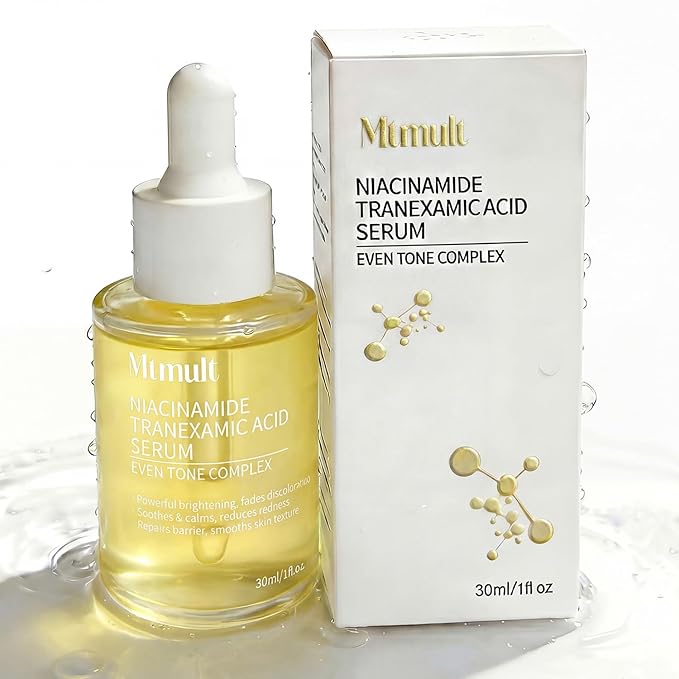 Mtmult Tranexamic Acid Serum - Tranexamic Acid for Face | Hyperpigmentation Treatment with Niacinamide, Stem Cell Serum for Face & Niacinamide, 1.01 fl.oz