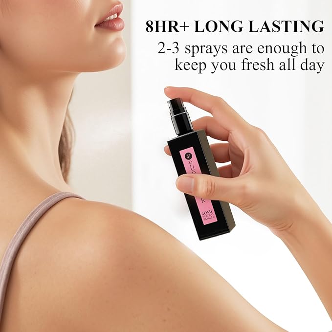 ROMAN Blossom Vanilla Perfume for Women, Cozy Floral Jasmine & Sweet Vanilla Fragrance, Long Lasting Extrait de Parfum, Advanced Fragrance Travel Size 0.7 oz/20ml Perfume Spray