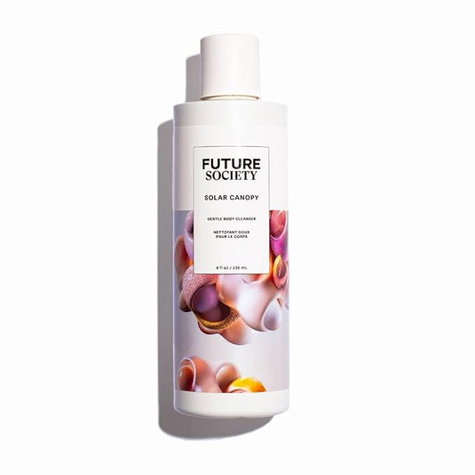 Future Society Solar Canopy Body Wash - Luxury Fruity Floral Scented Body Cleanser with Notes of Bergamot, Pink Sugar & Vetiver - Gentle Moisturizing Cleanser - Scented Shower Gel - 8oz