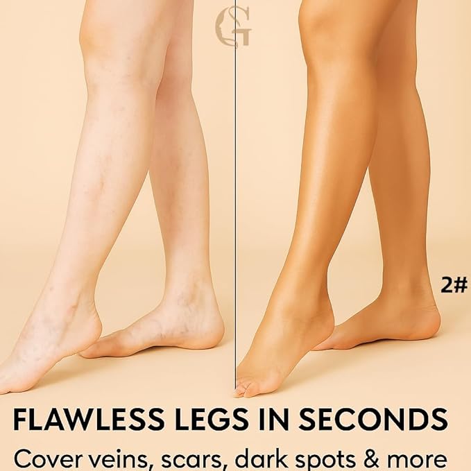 Waterproof Body Concealer – Tattoo, Scar & Vein Cover Up | No-Transfer Leg Makeup & Body Foundation for Flawless Skin, Long-Lasting Coverage for All Skin Tones – 100ml (MEDIUM)