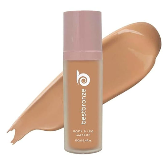 Best Bronze Bombshell Body Makeup - Tattoo Cover Up Makeup & Body Foundation Waterproof - Tattoo Concealer Waterproof for Scars, Varicose Veins Cover Up & Leg Foundation (NW27 Light Beige)