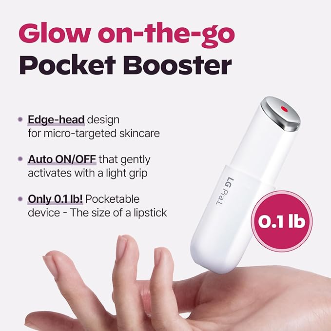 Healthy Lip Care Duo : Superform Galvanic Booster Blush Pink and GLASSLIKE Moisture Plumping Vita Lip Serum, 0.33 fl.oz