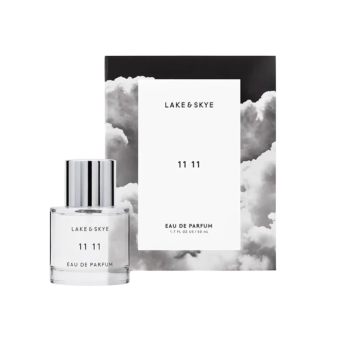 Lake & Skye 11 11 Eau de Parfum Spray, Long Lasting Fragrance, 1.7 fl oz (50 ml) - Sheer & Uplifting Scent, Skin Musk